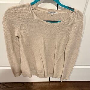 Madewell Cream Crew Neck Sweater